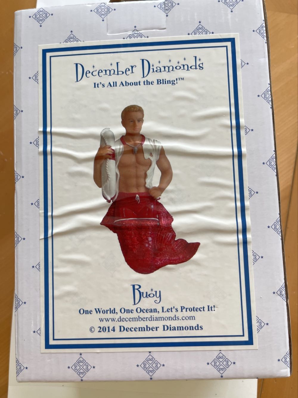 Buoy Merman #55-90840 - It’s All About The Bling! (One World, One Ocean, Let’s Protect It!) ornament collectible [Barcode 807962908401] - Main Image 3