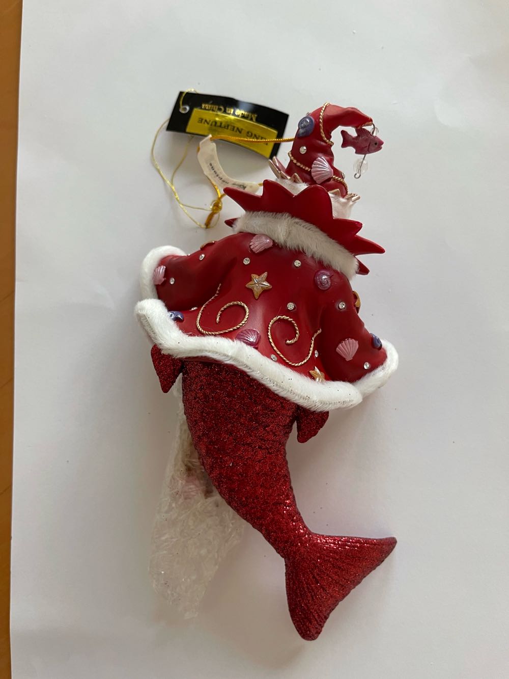 King Neptune - Red - Mermen (One World, One Ocean, Let’s Protect It!) ornament collectible [Barcode 807962908159] - Main Image 2