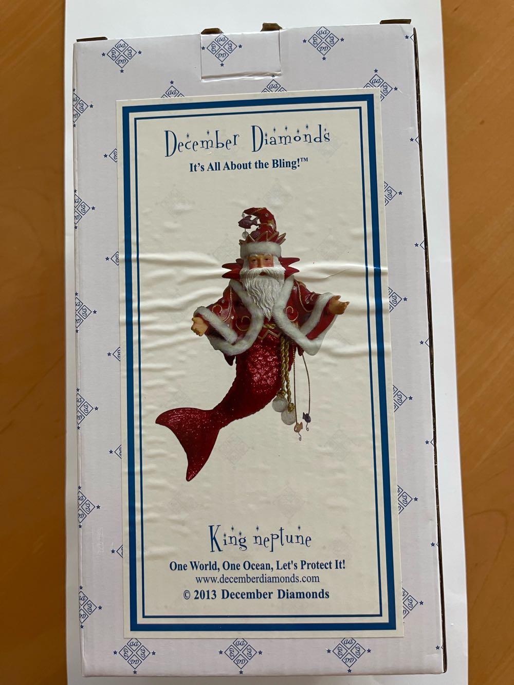 King Neptune - Red - Mermen (One World, One Ocean, Let’s Protect It!) ornament collectible [Barcode 807962908159] - Main Image 3
