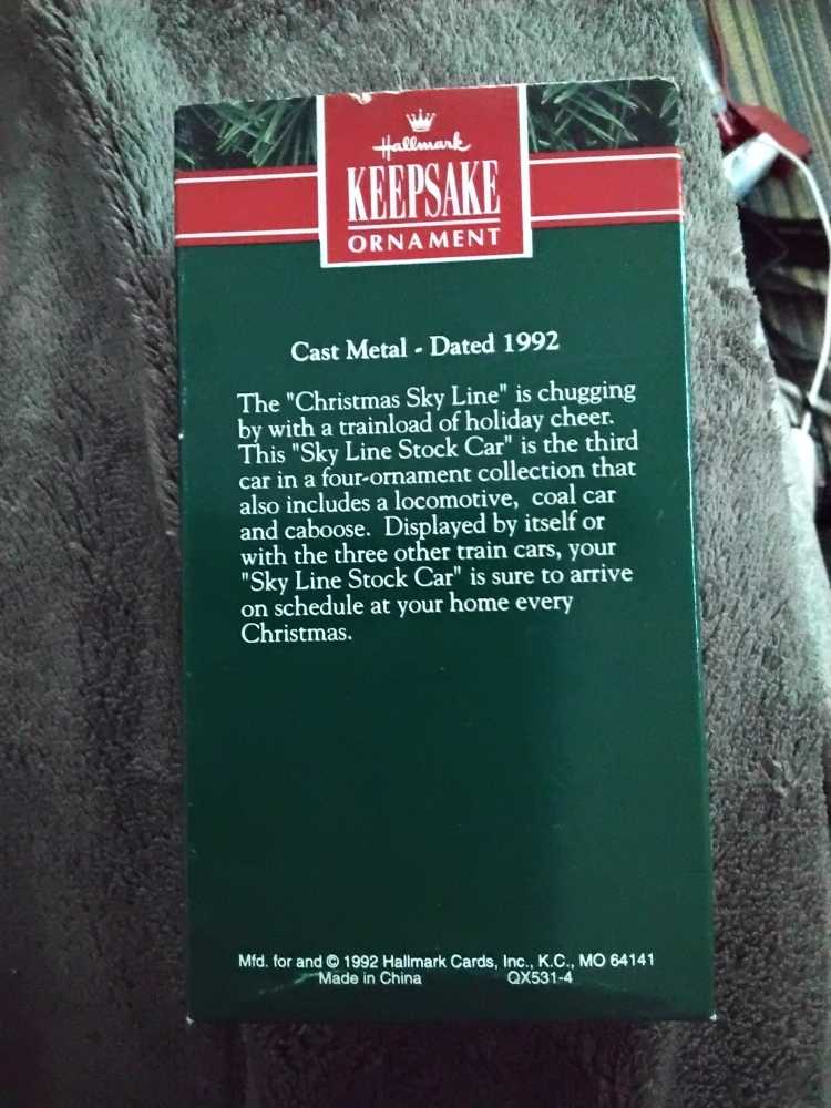 Christmas Sky Line #3 Stock Car - Christmas Sky Line Collection (Christmas Sky Line Collection) ornament collectible [Barcode 070000027451] - Main Image 2