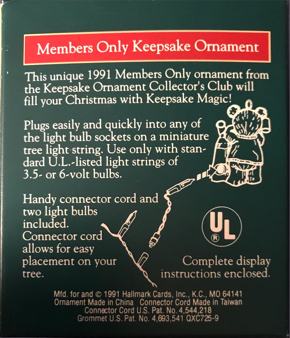 Beary Artistic - Keepsake Ornament Collector’s Club (Bears) ornament collectible - Main Image 3