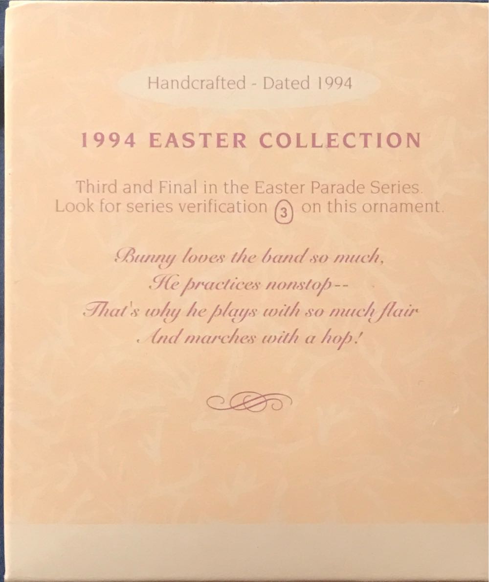 Easter Parade #3  - Easter Parade (Easter) ornament collectible [Barcode 015012134476] - Main Image 2