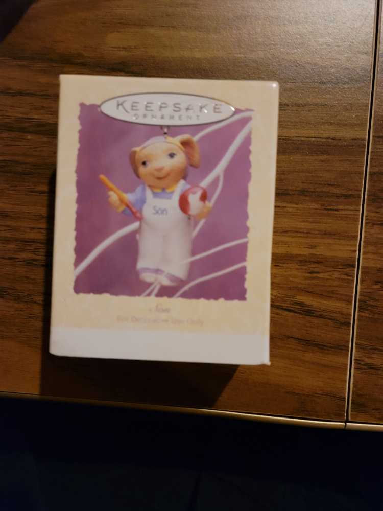 Waterford Holiday Heirlooms Lismore Blue Heart Christmas Ornament