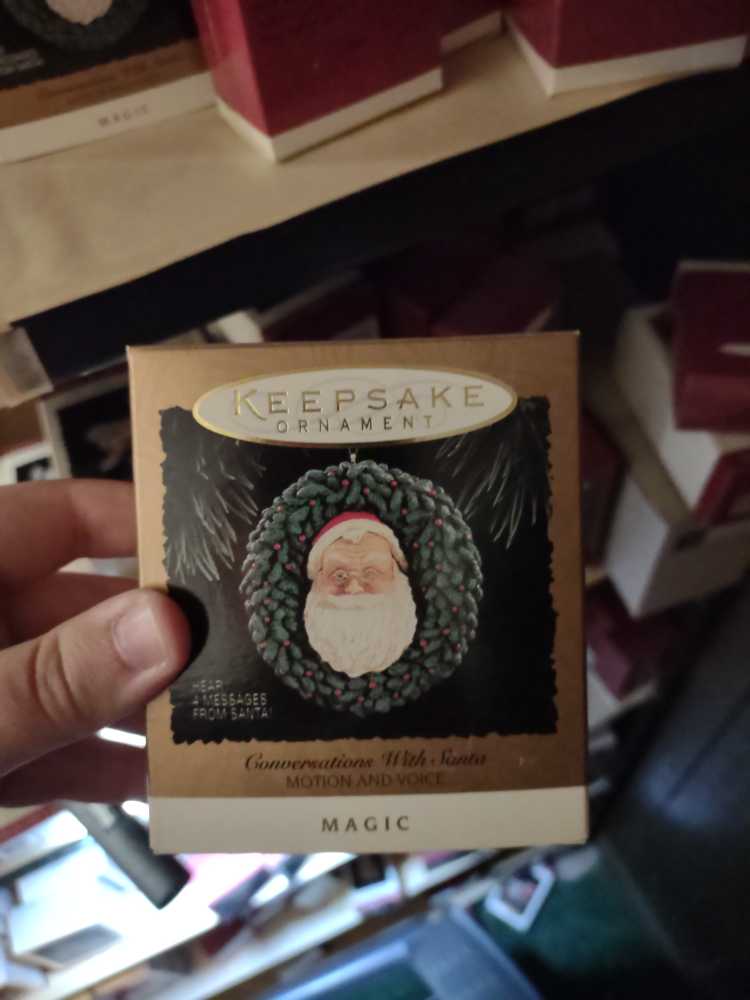 Santa Conversations With Santa  (Santa) ornament collectible [Barcode 015012116212] - Main Image 1