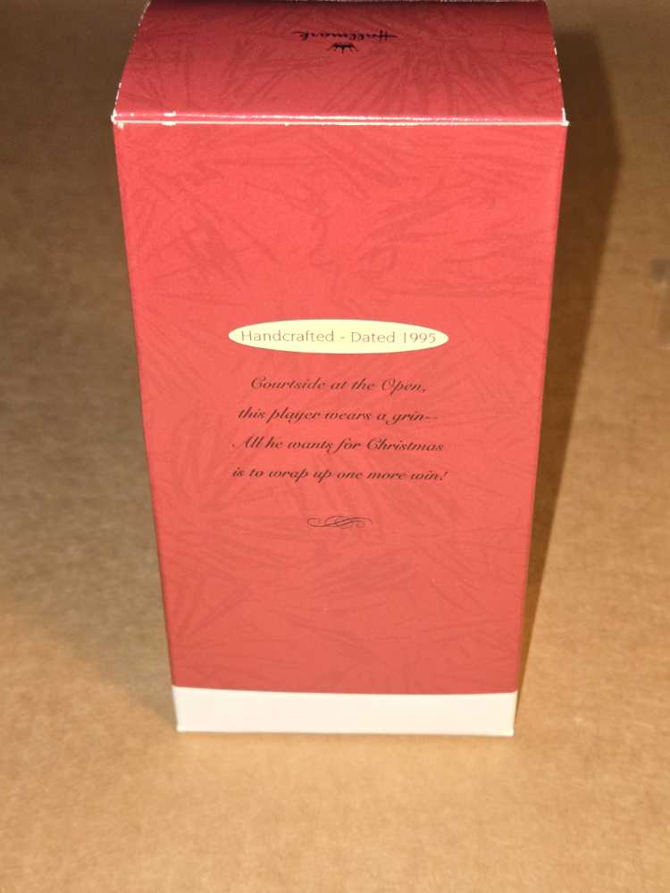 Tennis Anyone Keepsake Ornament  ornament collectible [Barcode 015012262407] - Main Image 2