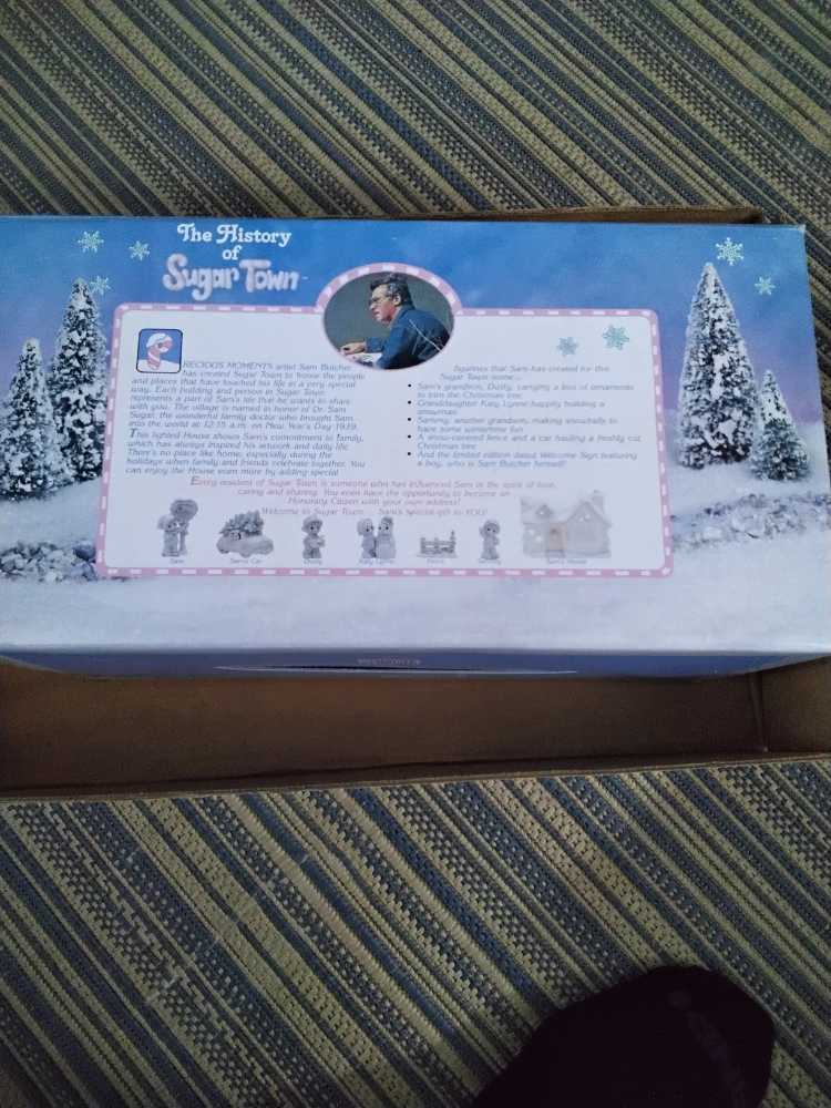 Precious Moments Sugar Town Sam’s House Complete 7 Piece Set 531774  ornament collectible [Barcode 045544124768] - Main Image 2