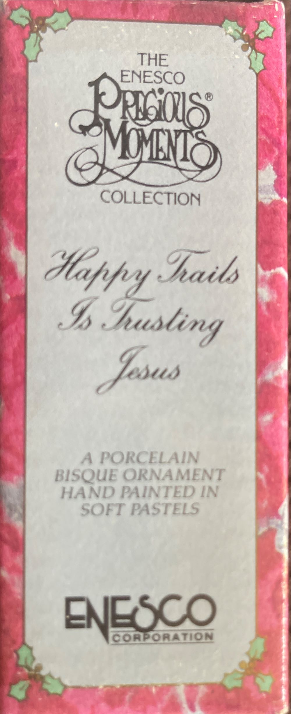 Precious Moments Figurine Ornament ~ Happy Trails Is Trusting Jesus ~ Suspended  ornament collectible [Barcode 045544046602] - Main Image 4