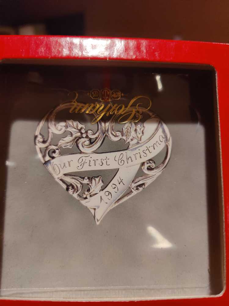 Our First Christmas (1994)  ornament collectible [Barcode 070357385341] - Main Image 1