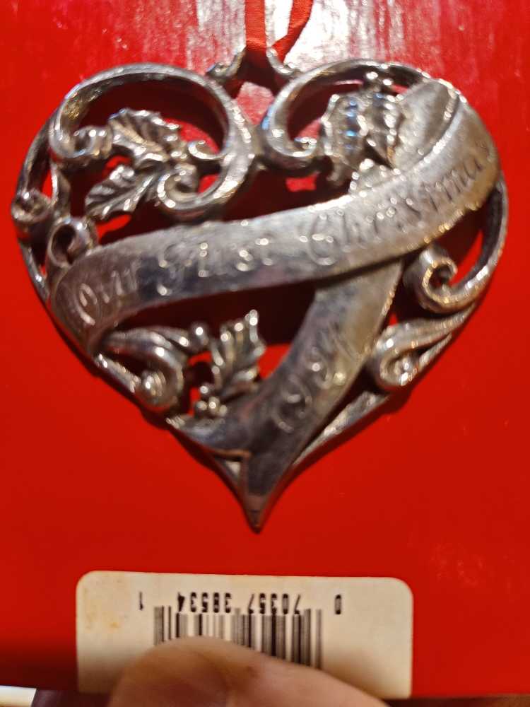 Our First Christmas (1994)  ornament collectible [Barcode 070357385341] - Main Image 2