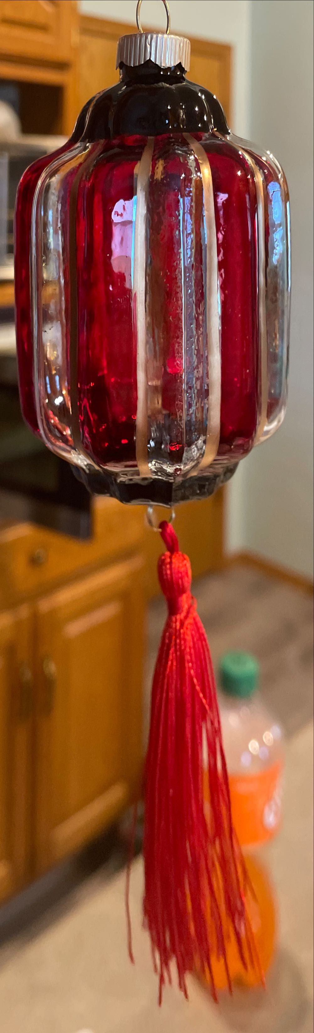 Blue Clear Glass Ball