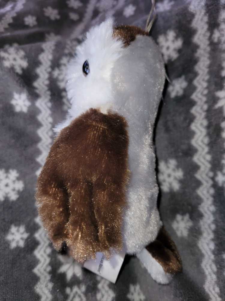 Stuffed Owl- Brown, White and Grey  ornament collectible - Main Image 3