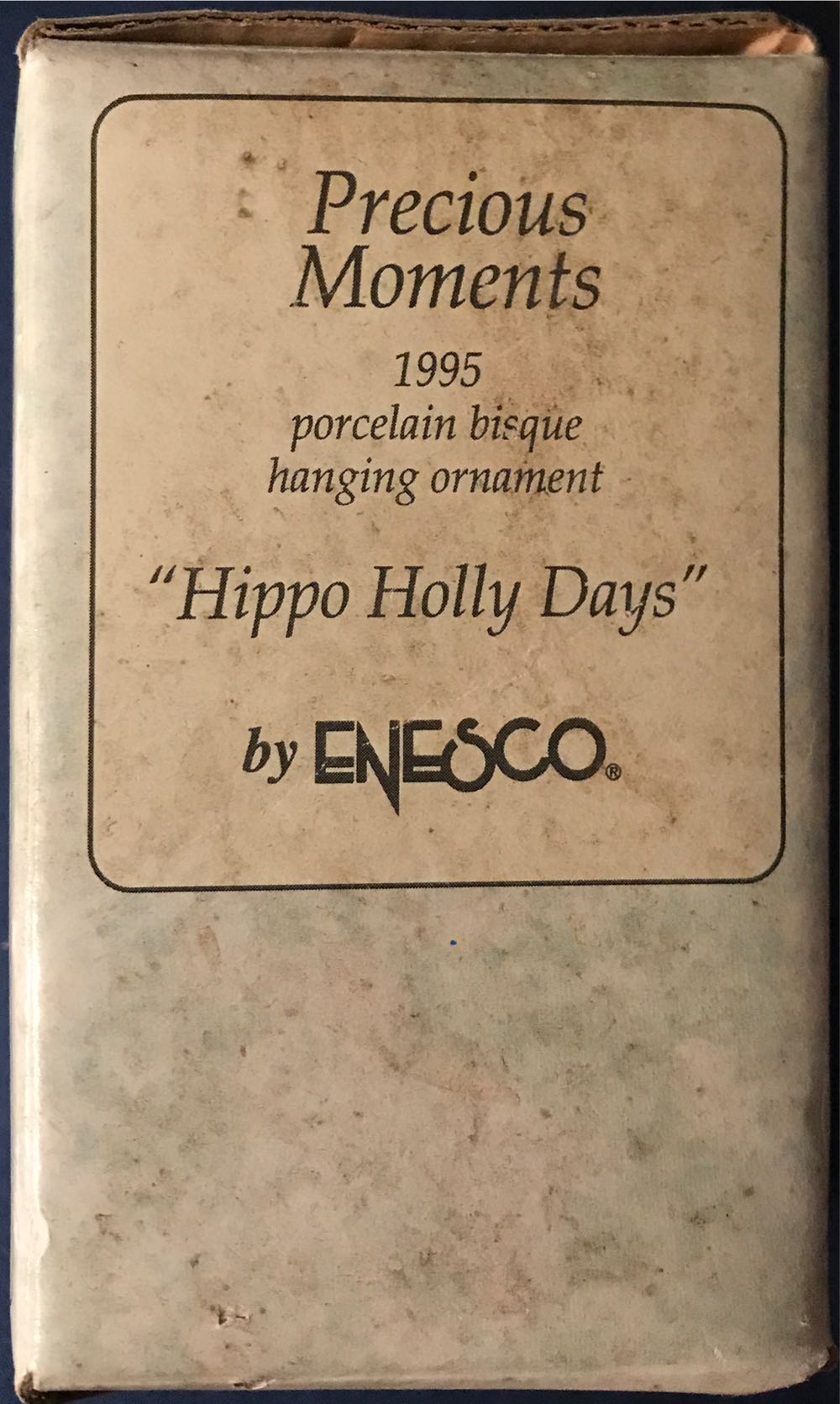 PM Hippo Holly Days  ornament collectible [Barcode 045544202084] - Main Image 3