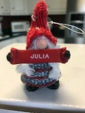 GNOMES - Personalized Girl Gnome ”julia” - Steins  ornament collectible [Barcode 696322175627] - Main Image 1