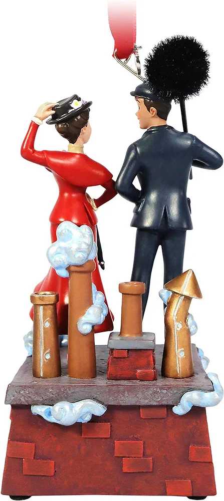 Mary Poppins and Bert Singing Living Magic Sketchbook Ornament - Disney Sketchbook (Mary Poppins) ornament collectible [Barcode 465069750349] - Main Image 2
