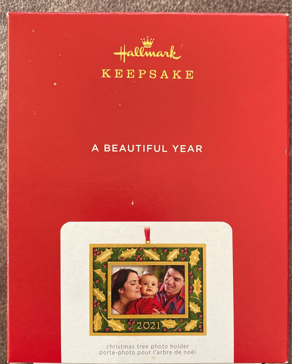A Beautiful Year  (Photo Holder Ornament) ornament collectible [Barcode 763795658985] - Main Image 2