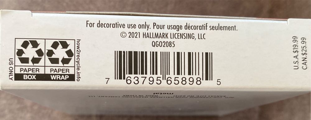 A Beautiful Year  (Photo Holder Ornament) ornament collectible [Barcode 763795658985] - Main Image 4