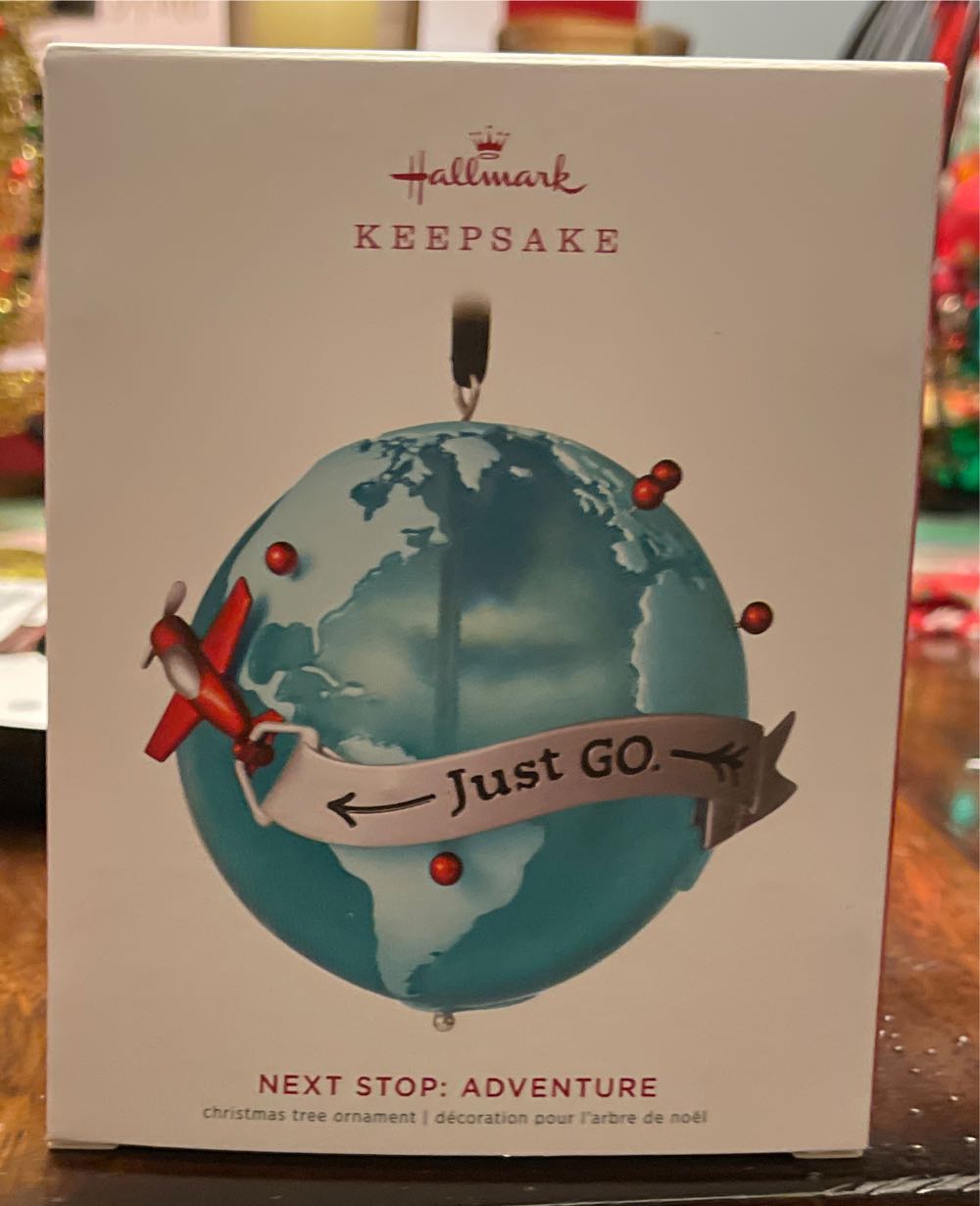Next Stop: Adventure  (Travel) ornament collectible [Barcode 763795463695] - Main Image 2