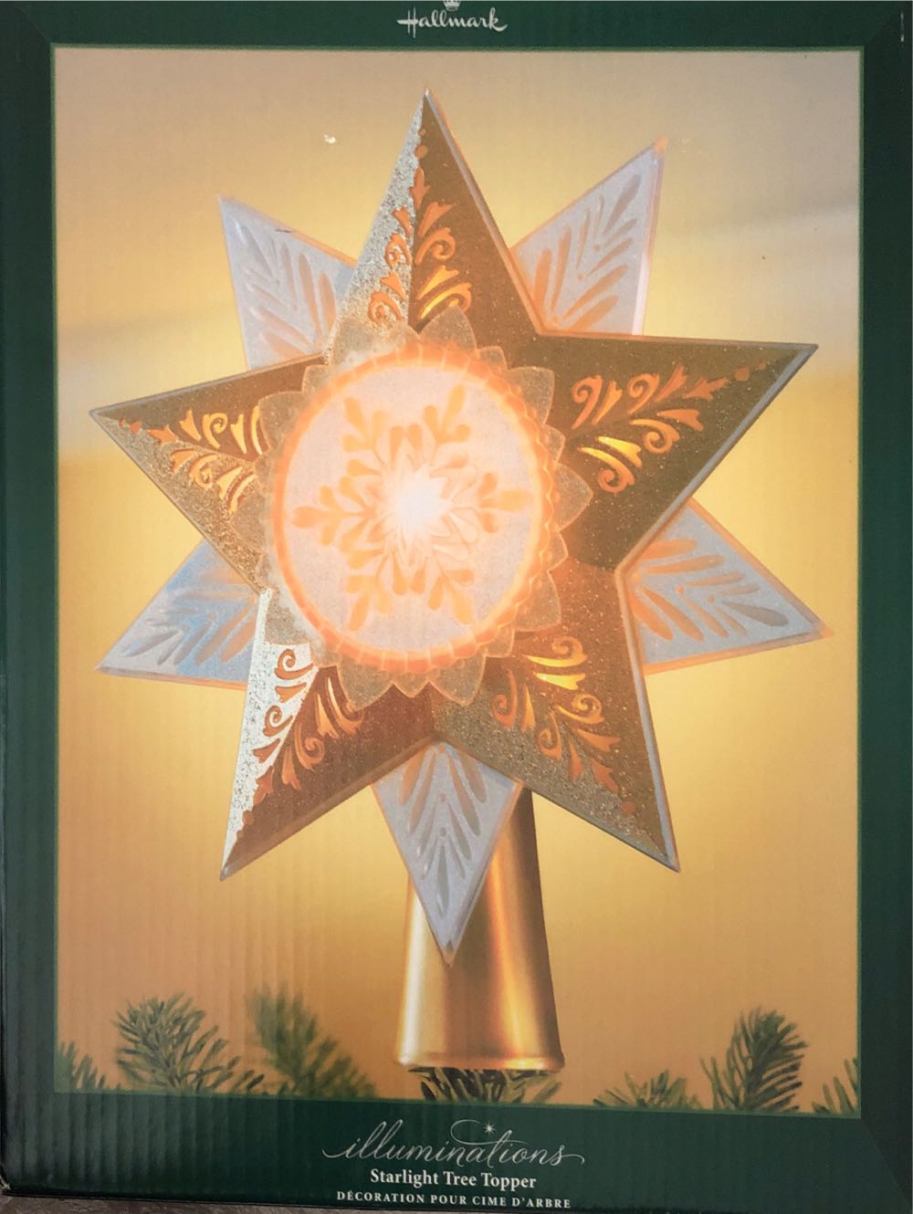 Hallmark Illuminations Starlight Tree Topper Qlm7972  ornament collectible [Barcode 015012890532] - Main Image 2