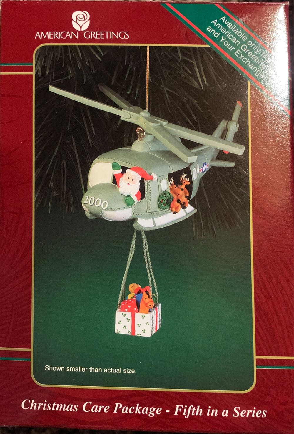 Christmas Care Package - Operation Santa ornament collectible [Barcode 018100659899] - Main Image 2