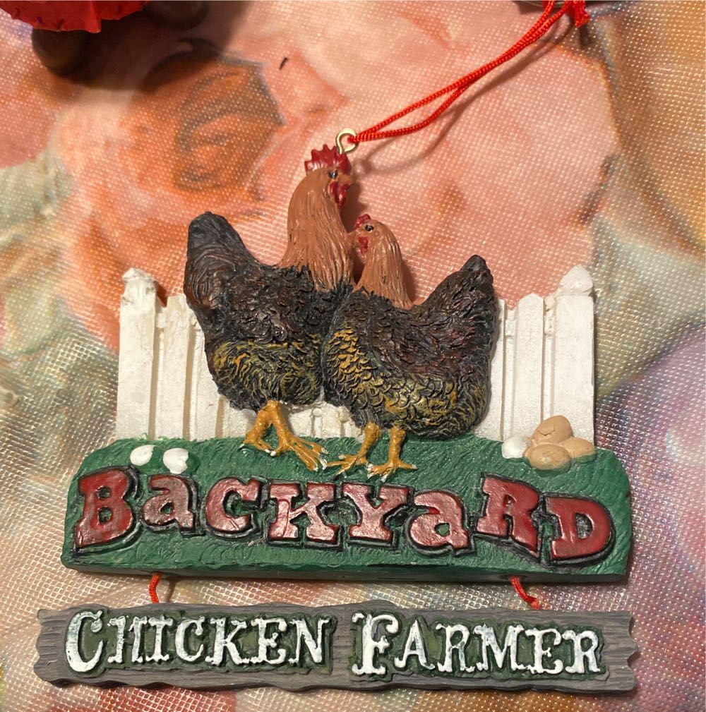 Backyard Chicken Farmer Christmas Ornament  ornament collectible - Main Image 2