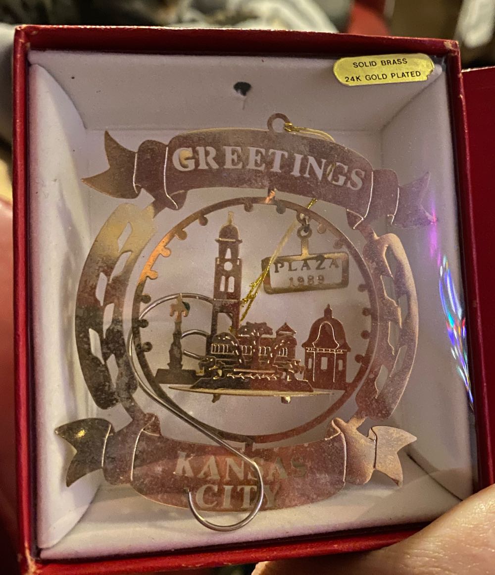 Country Club Plaza Brass Ornament  ornament collectible - Main Image 2