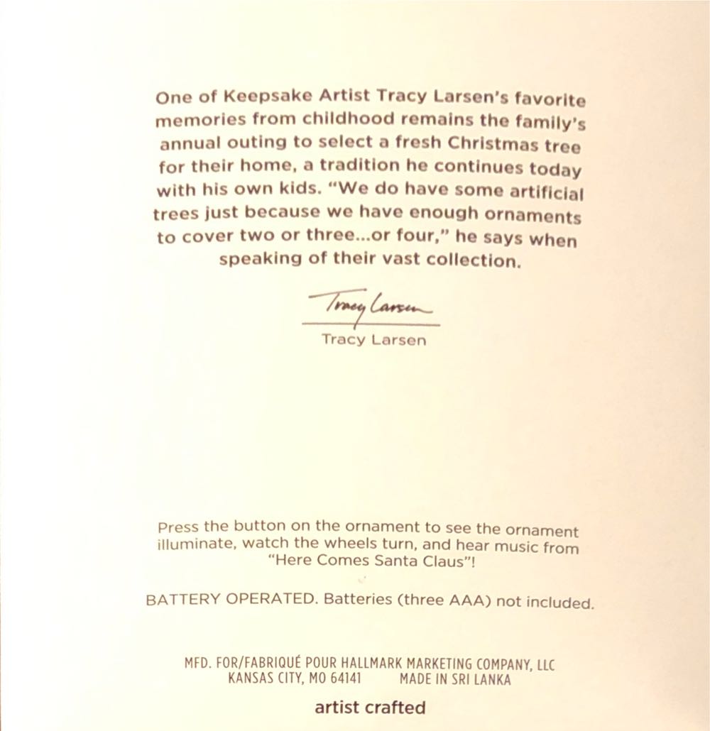 All Aboard! 2021 - Special Edition (Santa) ornament collectible [Barcode 763795739660] - Main Image 2