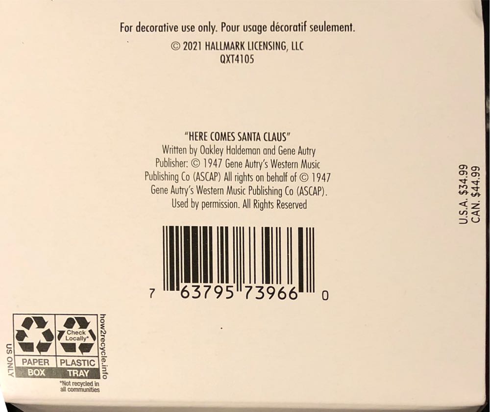 All Aboard! 2021 - Special Edition (Santa) ornament collectible [Barcode 763795739660] - Main Image 3