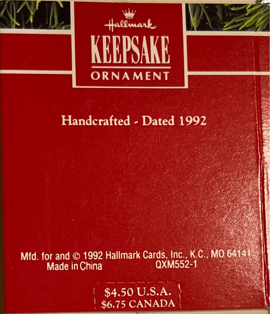 Friends Are Tops - Baby’s First Christmas (Miniature) ornament collectible [Barcode 070000027659] - Main Image 2