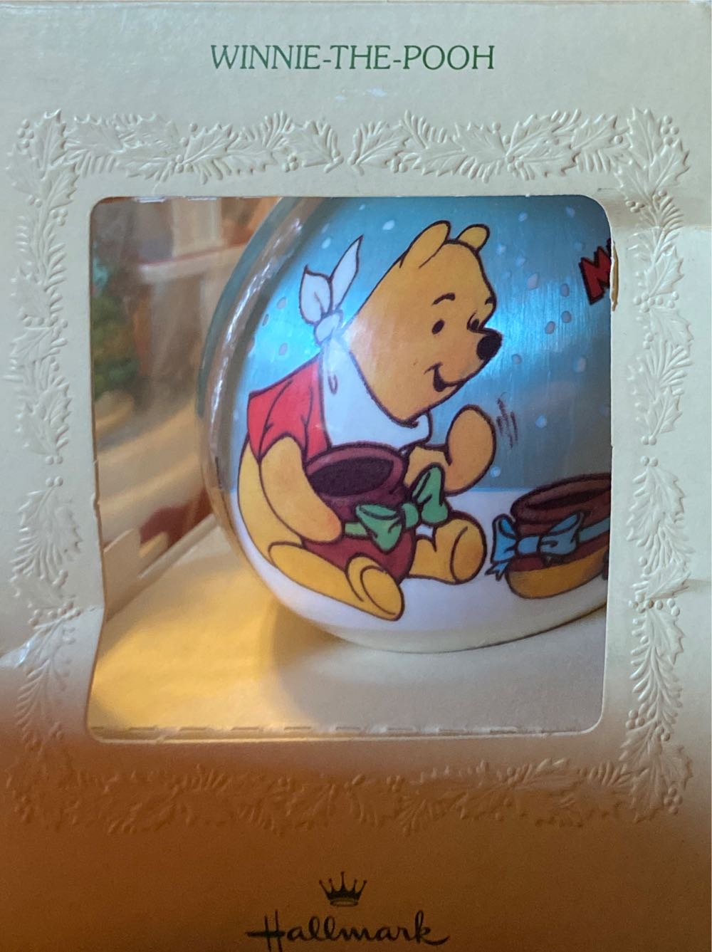 1979 Winnie The Pooh Satin Ball  ornament collectible - Main Image 4