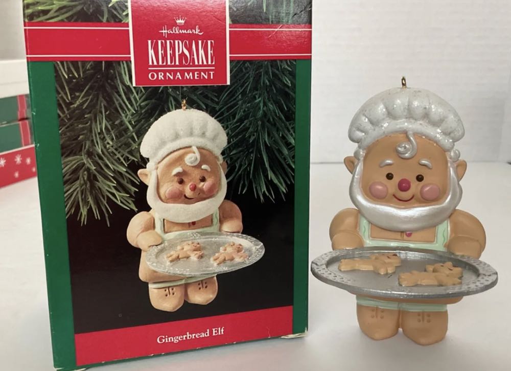 Gingerbread Elf - Gingerbread (Gingerbread) ornament collectible [Barcode 070000027406] - Main Image 2