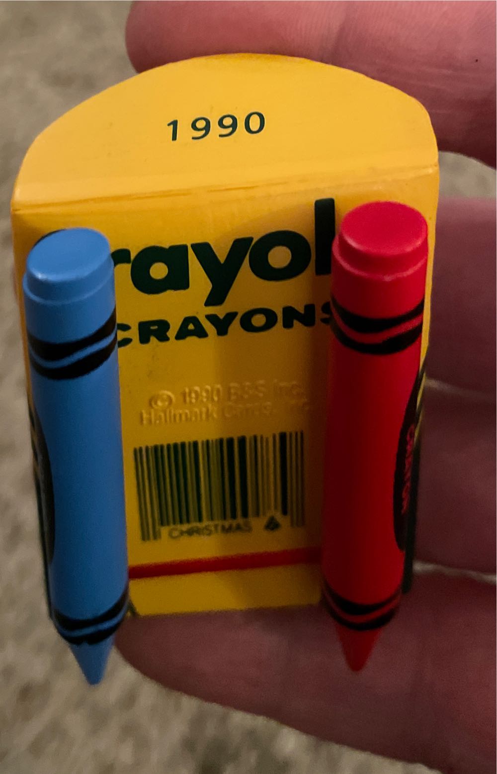 Crayola Sled (1990)  ornament collectible - Main Image 2