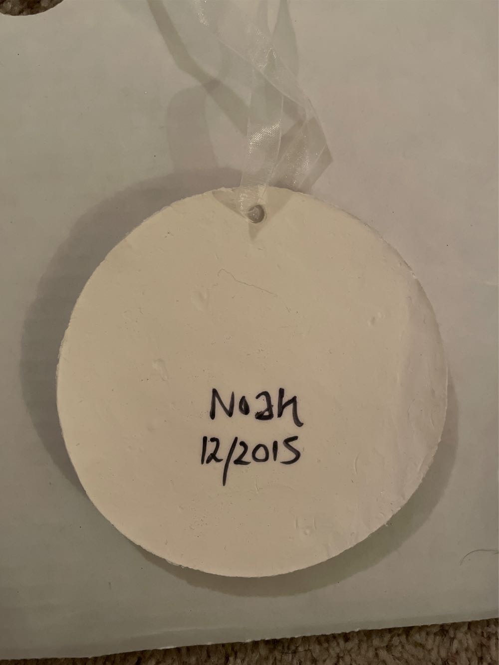 Noah Handprint (2015)  ornament collectible - Main Image 2