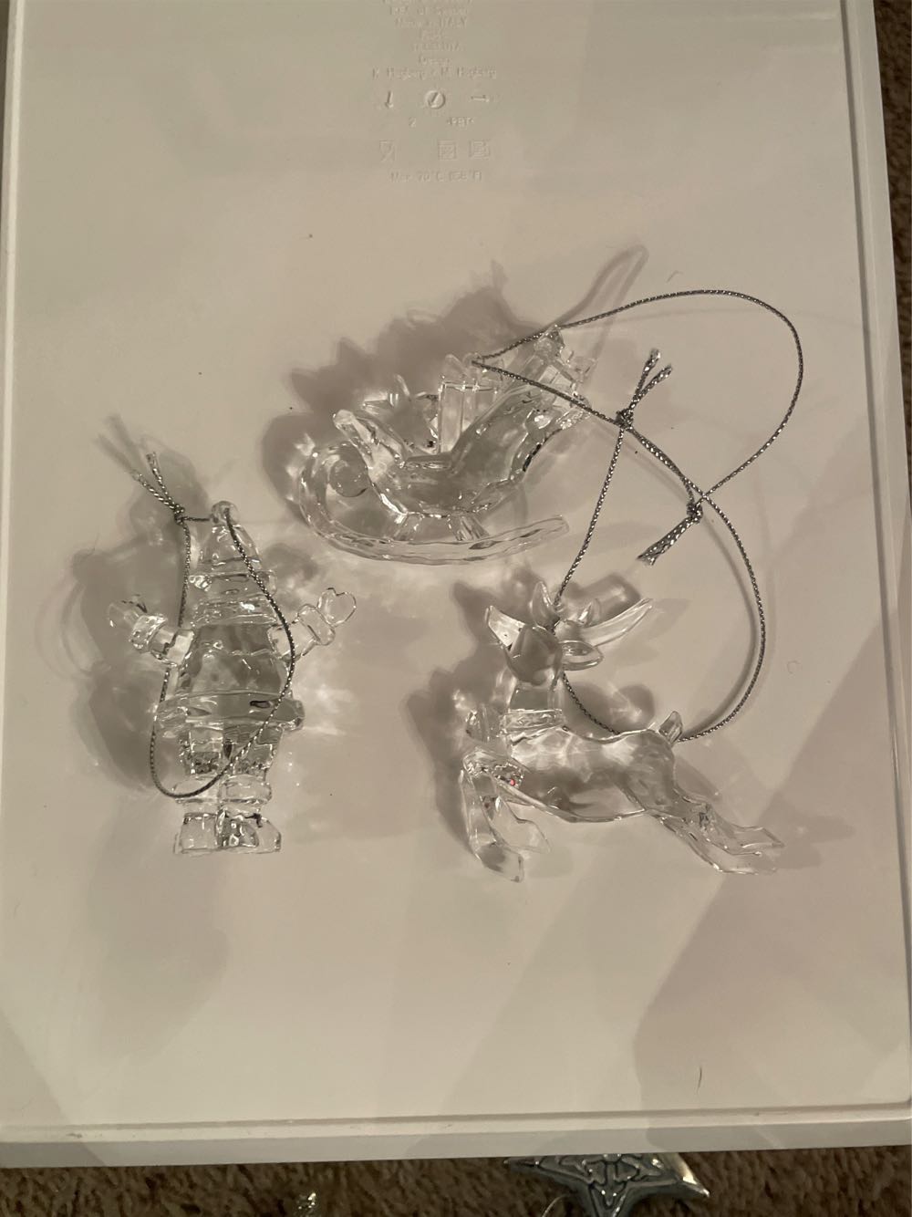 Set Of 6 Acrylic Ornaments  ornament collectible - Main Image 2