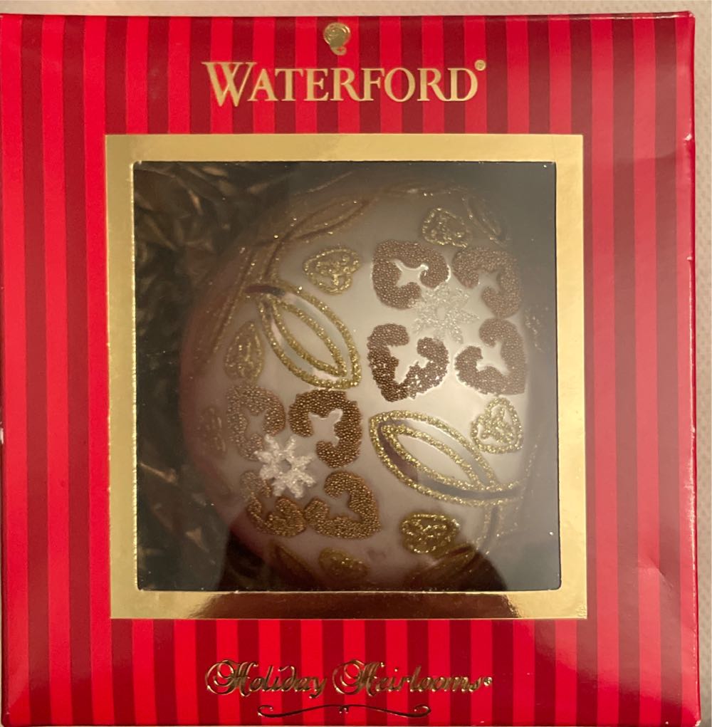Silver Celtic Knot Ball Ornament - Waterford Holiday Heirlooms ornament collectible [Barcode 024258482333] - Main Image 2