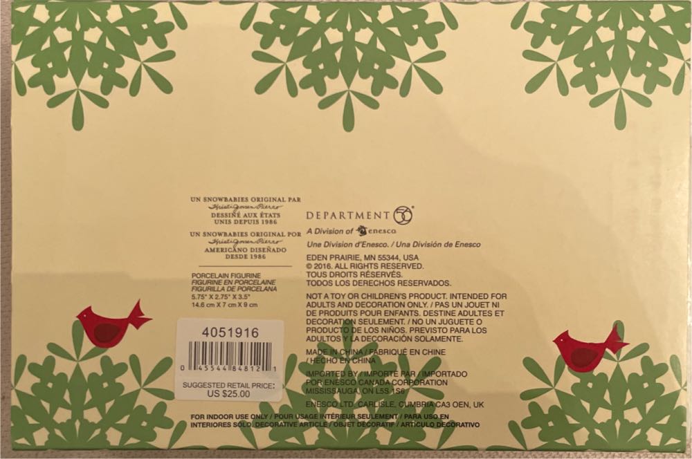 I’d Do Anything For Ewe  (Snowbabies) ornament collectible - Main Image 3