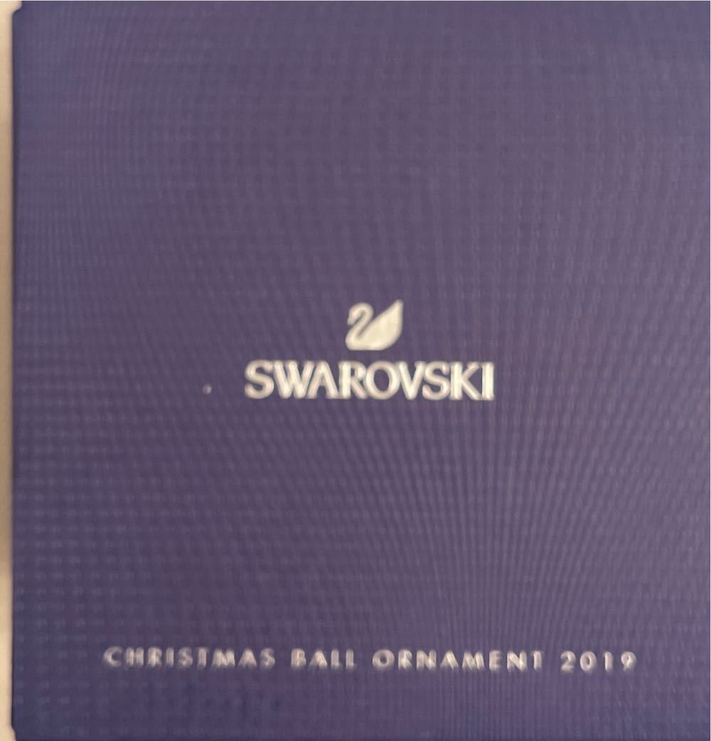 Swarovski Christmas Ball Ornament 2019 - Swarovski Annual Ball Ornament (Ball) ornament collectible [Barcode 768549406935] - Main Image 2