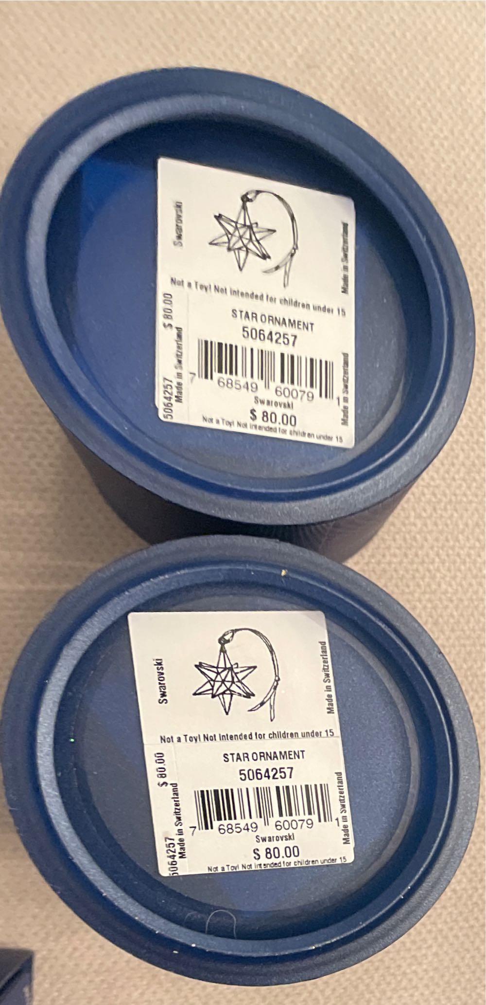 Swarovski 3D Star Ornament Clear - Swarovski Ornament (3d Star) ornament collectible [Barcode 768549600791] - Main Image 3