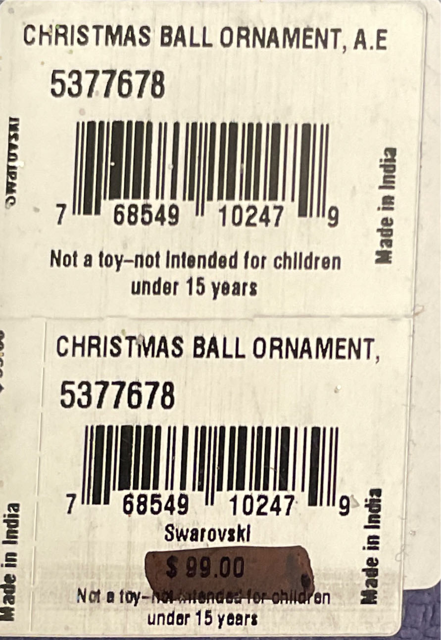 Swarovski Ball 2018 - Swarovski Annual Ball Ornament (Ball) ornament collectible [Barcode 768549102479] - Main Image 2