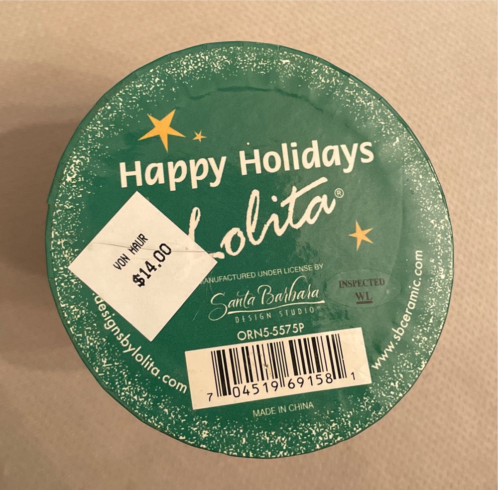 Lolita Princess Mini Wine Ornament Retired Beverage Vino Bar Orn5-5575p  ornament collectible [Barcode 704519691581] - Main Image 3