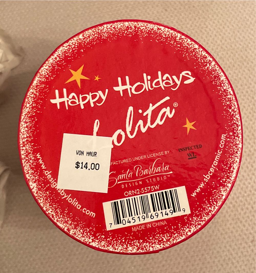 Mini-tini By Lolita “Leopardtini”  ornament collectible [Barcode 704519691499] - Main Image 2