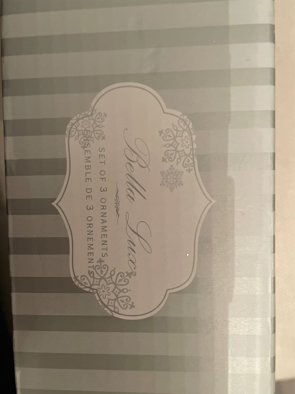 White Glass Owl Ensemble (3)  ornament collectible - Main Image 2