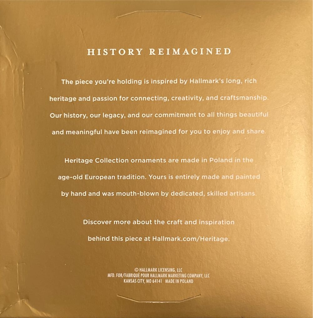 Hallmark White Star Ornament - Hallmark Heritage Collection ornament collectible [Barcode 763795114399] - Main Image 4