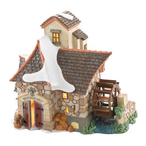Random Mill Department 56 Dickens’ Village Brandon Mill Lit House 6.1 Inch - Dickens Village ornament collectible [Barcode 045544423212] - Main Image 1