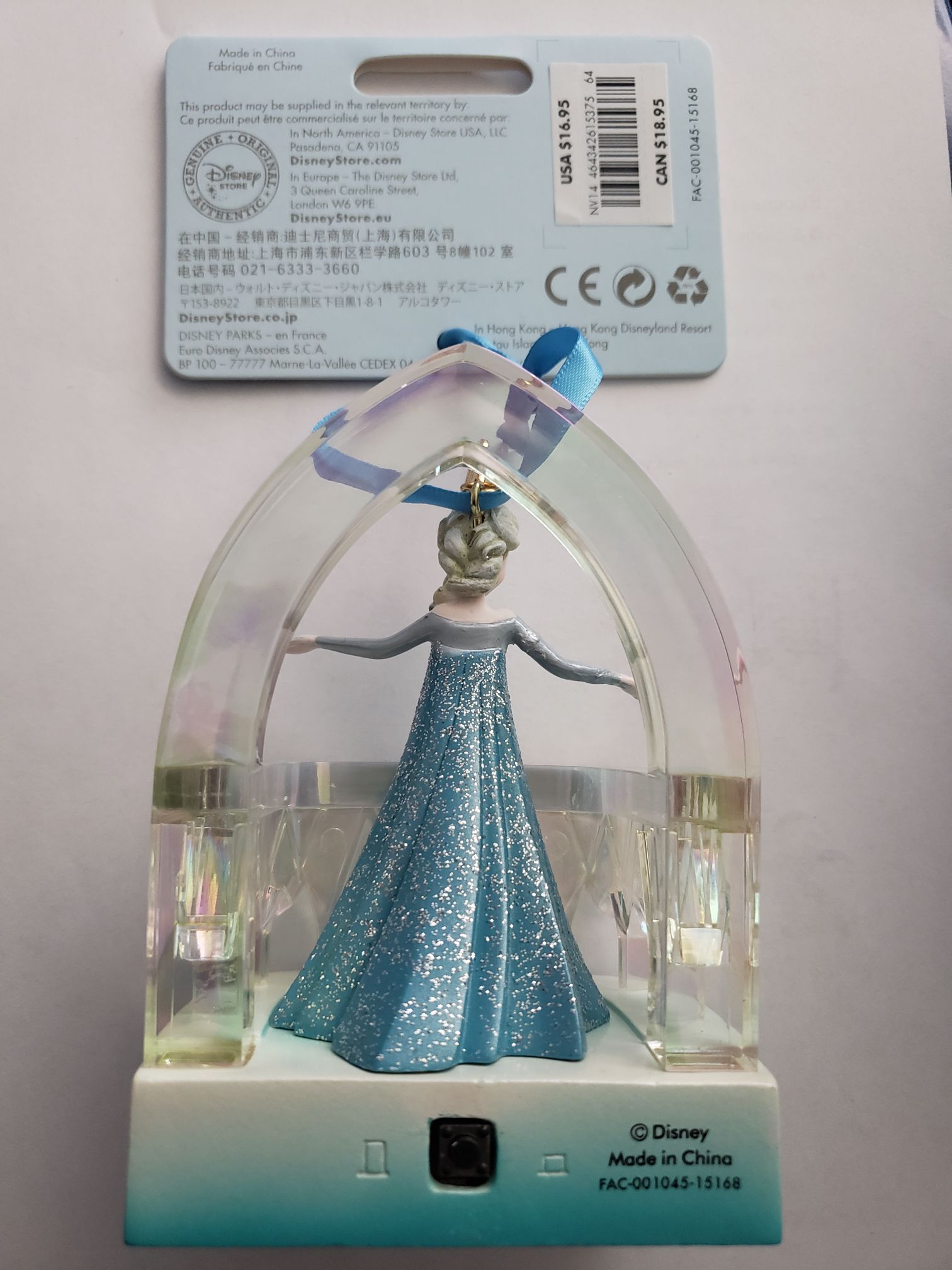 Princess Elsa  - Let It Go - Sketchbook - Sound (Frozen) ornament collectible [Barcode 464342615375] - Main Image 2