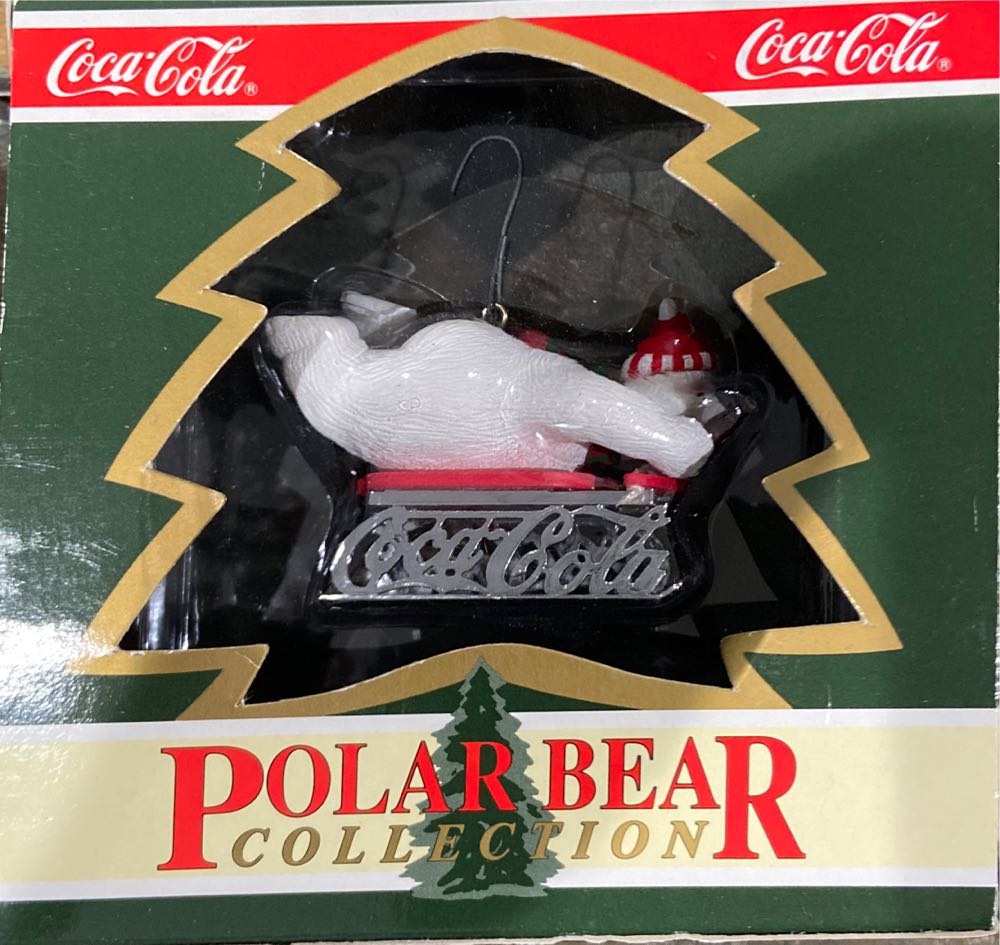 Downhill Sledder  (Coca-Cola) ornament collectible [Barcode 715429121013] - Main Image 2