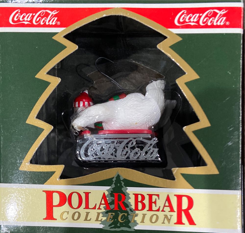 Downhill Sledder  (Coca-Cola) ornament collectible [Barcode 715429121013] - Main Image 3