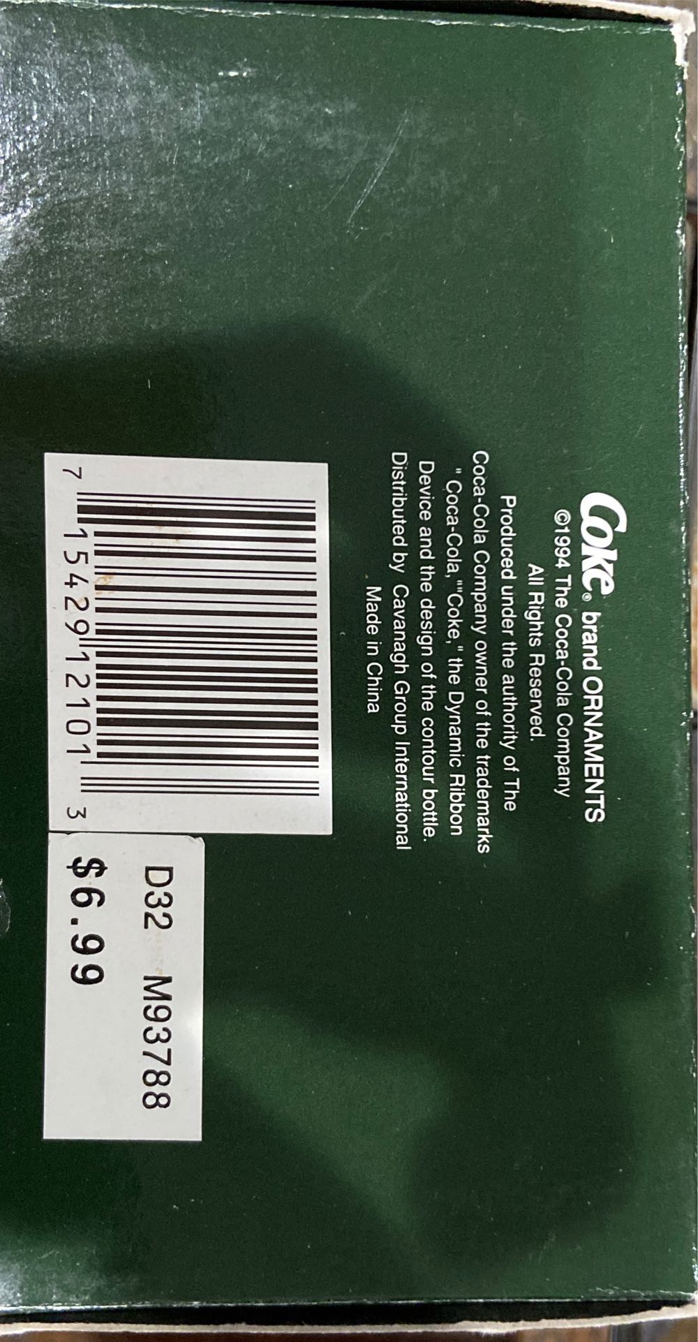 Downhill Sledder  (Coca-Cola) ornament collectible [Barcode 715429121013] - Main Image 4