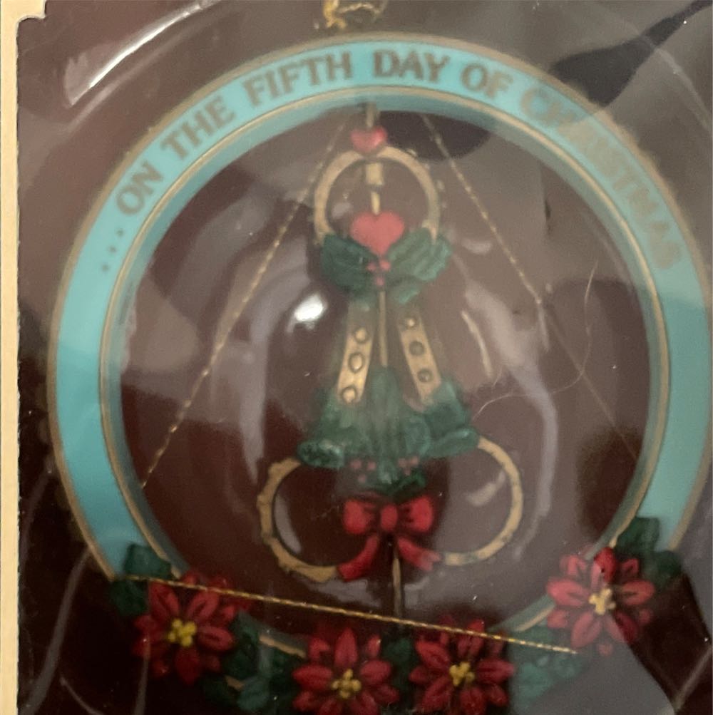 Five Golden Rings - The Twelve Days of Christmas (Twelve Days Of Christmas) ornament collectible - Main Image 1