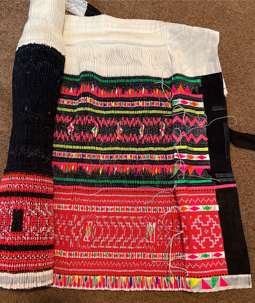 Hmong  Handmade Skirt  ornament collectible - Main Image 2