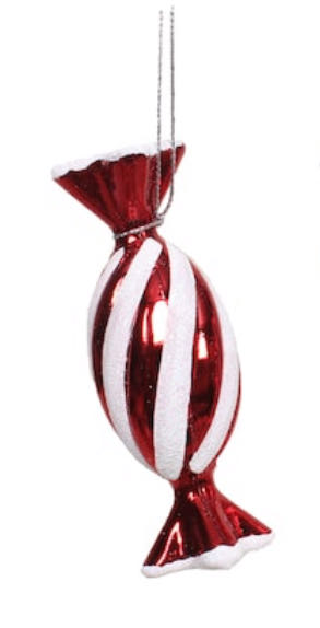 RED & WHITE CANDY Collectible Ornament  (Hanging Ornament) ornament collectible [Barcode 195158529180] - Main Image 2
